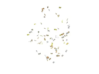 Monopoly Money v1 001 Low-poly 3D model