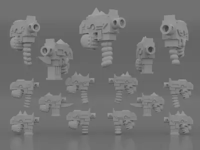 ARROW PISTOL FOR CHAOTIC SPACE SAILORS Free 3D print model