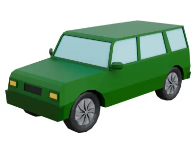 Low Poly Cars Asset Pack Low-poly 3D model