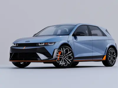 2025 Hyundai IONIQ 5N 3D Model 3D model