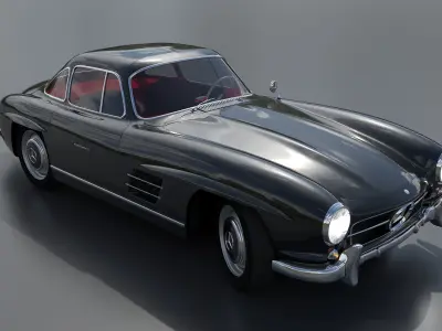 Mercedes benz w198 3D model