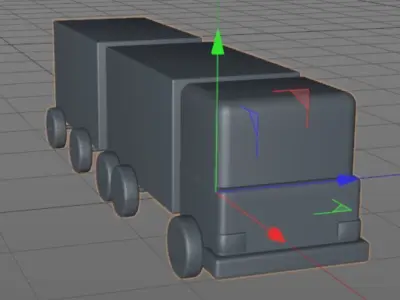 truck big Free 3D model