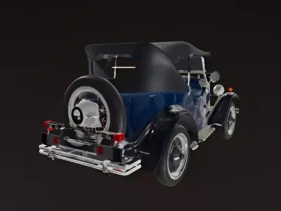Vintage Roadster 3D model