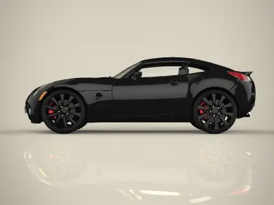 Mini sport car 3D model