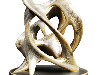 Abstract Sculpture Low-poly 3D model buy