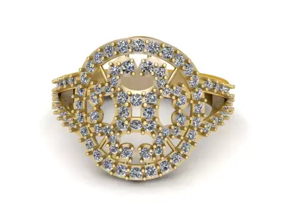 ENGAGEMENT RING 3D PRINTABLE MODEL 3D print model