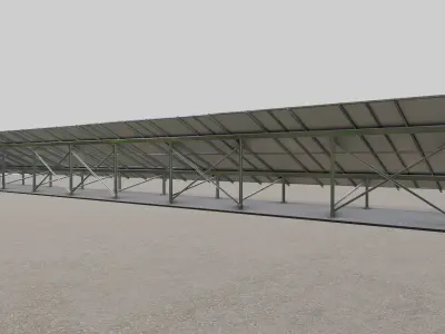 Solar Panel Steel Construction Type 15 3D model