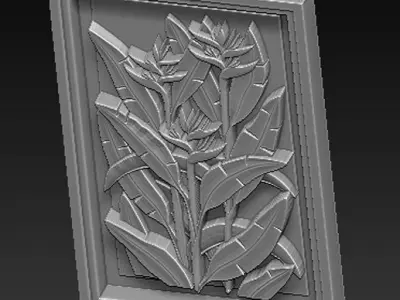 Decorative Panel Nature 3 3D Model 3D print model