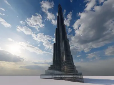 Khalifa Tower  3D model
