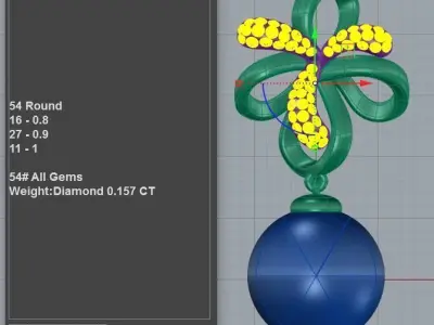 11mm Pearl Pendant 3D Model 3D print model