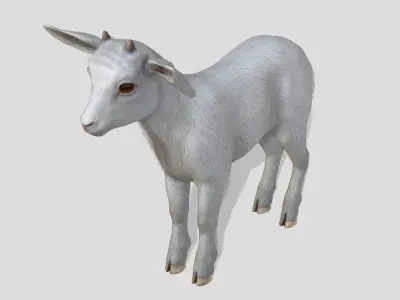 Goatling  Low-poly 3D model