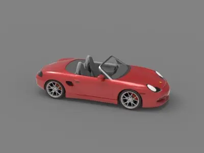 2003 Porsche Boxster  3D model