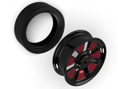 007 Wheel 3D model