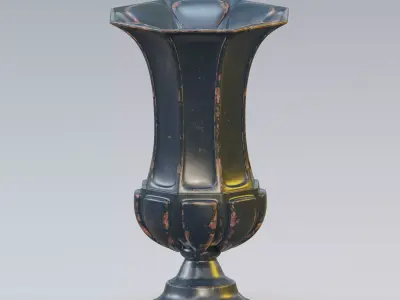 Garden urn planter40 3D model