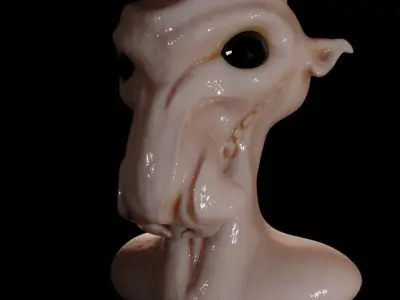 Alien character Free 3D model purchase