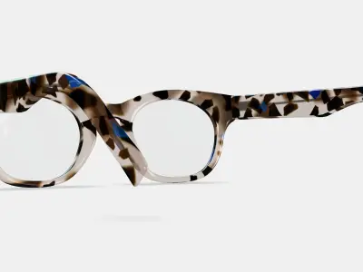 Kimball Eyeglasses in Tanzanite Tortoise 3D model