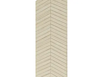 Light Wood Wall Panel 3D model