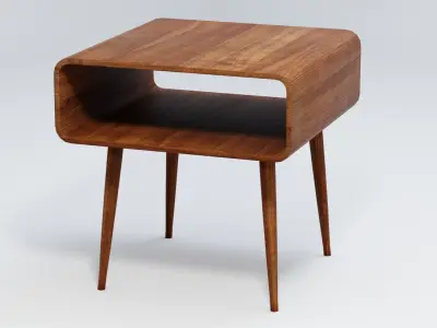 Modern End Table 3D model