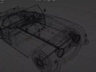 Vintage Car Concept Free 3D model