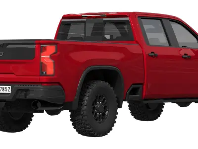 Chevrolet Silverado HD ZR2 Bison 2024 3D model
