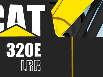  CAT 320 E LRR 3D model