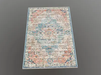 Mat 3D runner rug 3D model