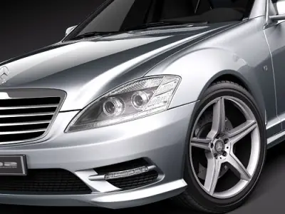 Mercedes S-Class AMG 3D model