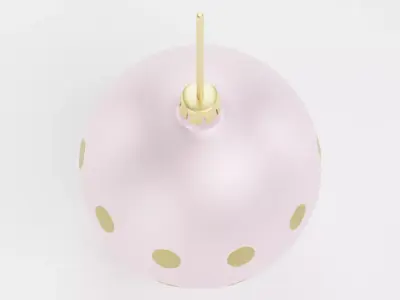 Christmas Ball Ornament V2 Low-poly 3D model