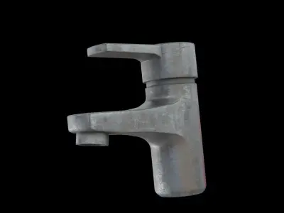 Pillar Tap dirty Low-poly 3D model