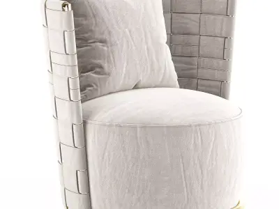 roberto cavalli Lounge Occasional Chairs Bell  Low-poly 3D model