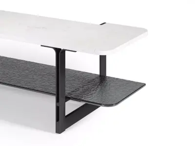 Valery 1 Rectangular Coffee Table 3D model