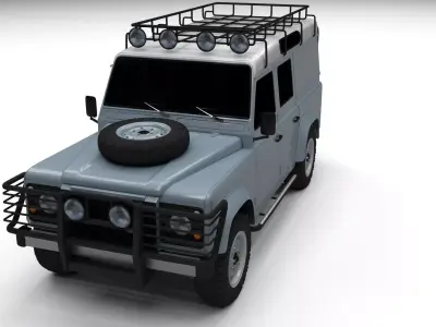Land Rover Defender 110 Utility Station Wagon 3D model