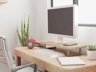 Room isometric 3D model