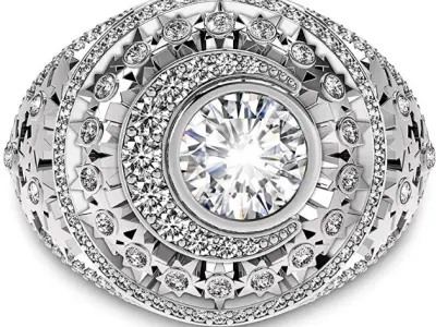 Band Ring 3D print model