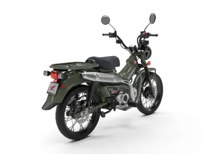 Honda Trail 125 ABS Low-poly 3D model