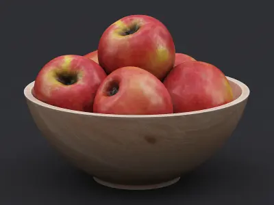Fruit Bowl V 3D model