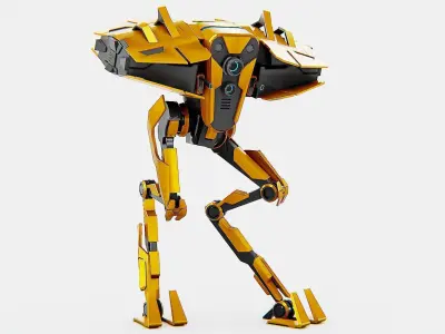 DROID FOVOS-X  Rigged for Unreal Engine - Unity - MIXAMO 3D model