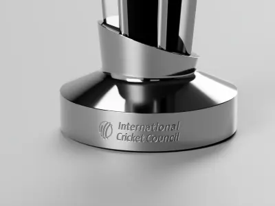 ICC Cricket T20 World Cup Trophy 3D model