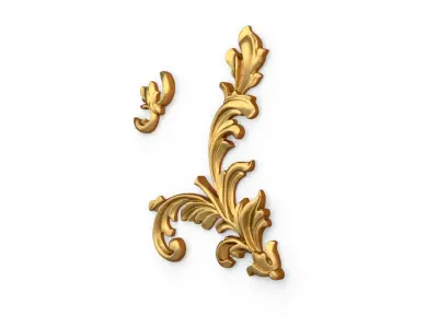 Classic decor ornament 329 3D model
