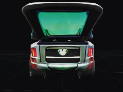 COOL CARS SolarRover no7 Collectable Model these WHEELS are HOT Low-poly 3D model