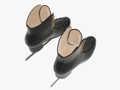 Figure ice skates women 3D model