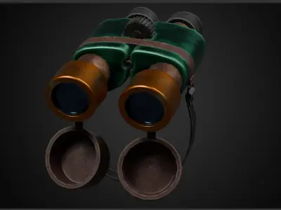 Stylized Binoculars - Game Ready - Unity and Unreal Engine Low-poly 3D model