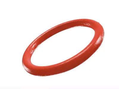Rubber Ring 3D Model for Ring Toss Game Realistic Game Asset 3D model