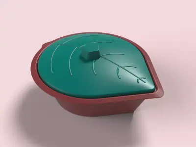 Leaf Shaped Box 3D print model