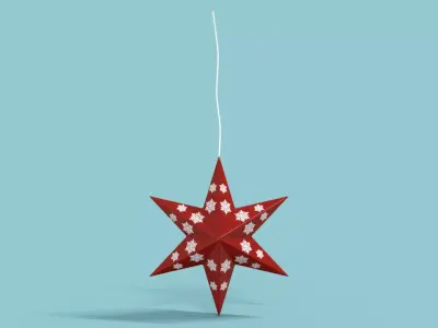 Christmas Star Free low-poly 3D model purchase