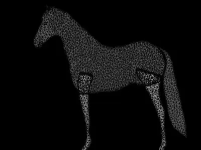 horse 3D model