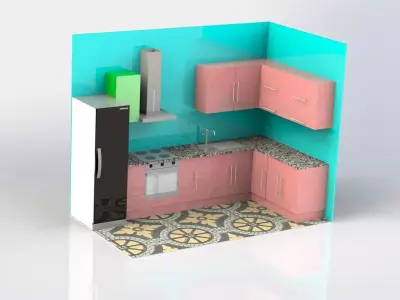 ehab kitchen 3D model