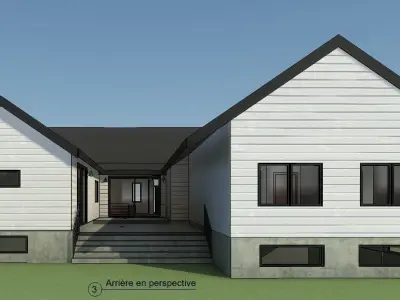 BI-GENERATIONAL COMPLETE 3D HOUSE MODEL WITH FUNITURES  3D model