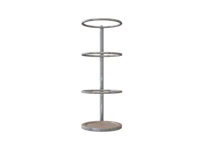 Modern Design Umbrella Stand v1 004 Low-poly 3D model