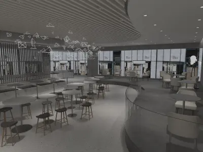 Milk Tea Shop 2 3D model